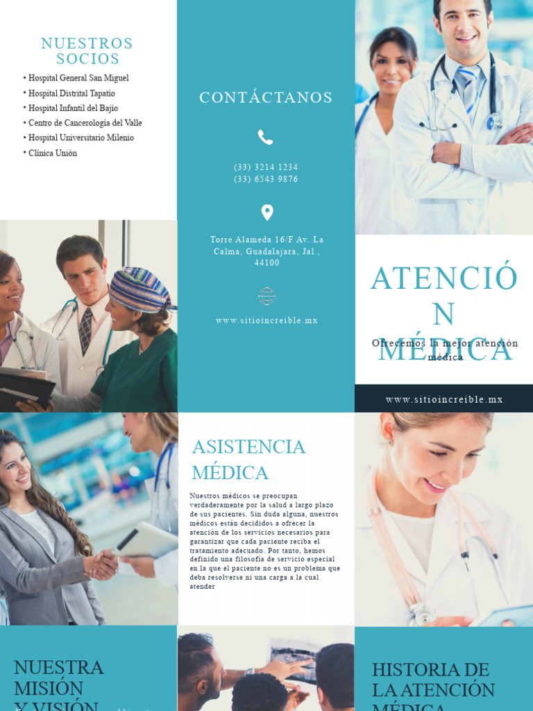 Ejemplo de Triptico 4 | PDF | Hospital | Servicios públicos