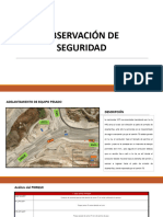 Observación de Seguridad