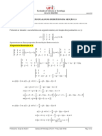 Condensação de Matrizes