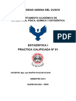 Estadistica Practica Calificada 01