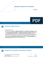 MECH2 - VO-02 Kreisbewegung - Zylindrische, Sphärische Und Natürlichen Koordinaten