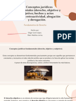 1.5 Conceptos Jurídicos Fundamentales (Derecho, Objetivo y Subjetivo Hechos y Actos Jurídicosretroactividad, Abogacion y Derogación. - Compressed