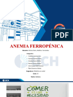 Anemia Ferropénica - Didáctica en Salud Iiiciclo - Mañana