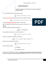 Análisis Matemático I - Series de Potencias - Notas Teoricas - UNC2021