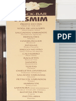 Jasmim Menu