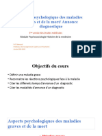 Cours Aspect Pschologique Des Maladies Graves Et de La Mort Final