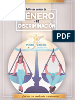 Política de Igualdad y No Discriminacion