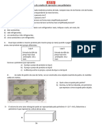 1 Lista de Revisão - Polinômios