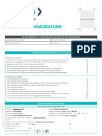 Dossier de Candidature Nouvelle Version