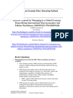 Solution Manual For Managing in A Global Economy Demystifying International Macroeconomics 2nd Edition Marthinsen 128505542X 9781285055428