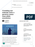 Crowding Out - Entenda Como o Governo Causa Esse Efeito Econômico