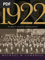1922 The Rise of Adventist Fundamentalism (Michael W. Campbell)