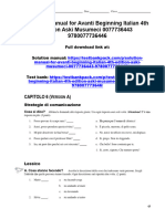 Avanti Beginning Italian 4Th Edition Aski Test Bank Full Chapter PDF