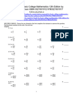 Basic College Mathematics 12Th Edition Bittinger Test Bank Full Chapter PDF