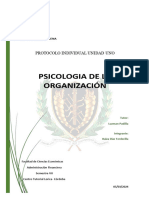 Protocolo Individual Und1 Psicologia de L Organizacion.