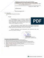 Surat Kadis DPMD Nomor 86 Tentang Pemutakhiran Data Kelembagaan BPD
