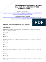 Principles of Information Systems 13Th Edition Stair Test Bank Full Chapter PDF