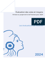 Evaluation Des Voies Et Moyens - Tome I