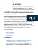 Universidad Privada - Wikipedia, La Enciclopedia Libre