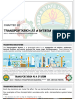 Ce412 - Chapter 02 - Transportation As A System