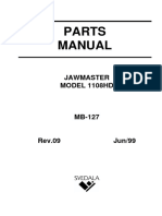 Parts Manual: Jawmaster MODEL 1108HD