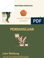 Redistribusi Pendapatan