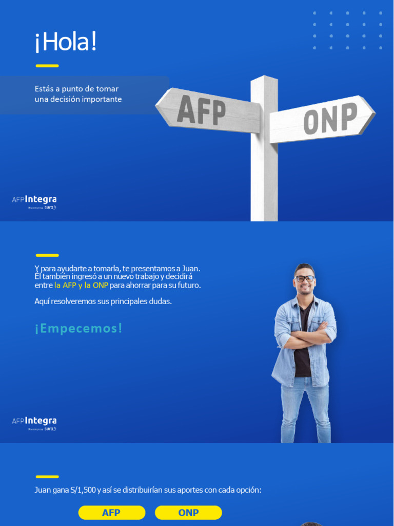 AFP vs ONP: Guía de Aportes y Beneficios | PDF | Pensión | Jubilación