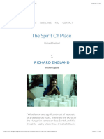 The Spirit of Place - Richard England - Pidgeon Digital
