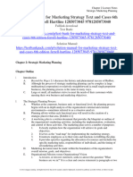 Solution Manual For Marketing Strategy Text and Cases 6Th Edition Ferrell Hartline 1285073045 9781285073040 Full Chapter PDF