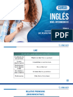 Inglés - Nivel Intermedio b1 - Tema 6