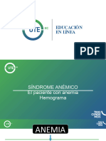 Sindrome Anémico, El Paciente Con Anemia y Hemograma