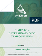 Aula 3 - Cimento - Determinação Do Tempo de Pega