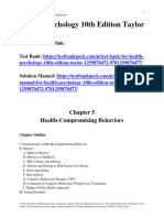 Health Psychology 10Th Edition Taylor Solutions Manual Full Chapter PDF