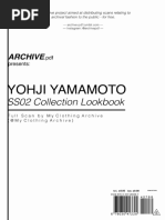 Yohji Yamamoto - A Magazine Curated by Yohji Yamamoto | PDF