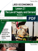 MDL 2 Law of Demand and Supply
