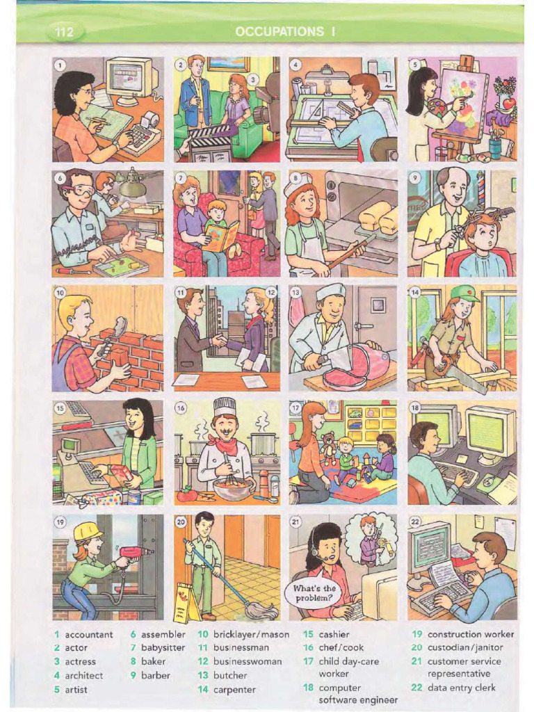 Occupations and Actions | PDF