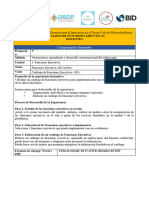 Plan Instruccional Catálogo de Funciones Ejecutivas - V PROM