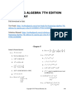 Beginning Algebra 7Th Edition Martin Gay Solutions Manual Full Chapter PDF