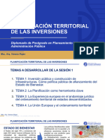 Planificacion Territorial de Las Inversiones