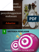 Standar Makanan, Porsi, Bumbu, Resep