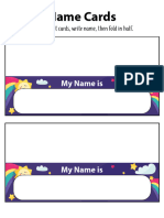 Name Cards