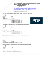 Test Bank For Forensic Science Fundamentals and Investigations 2Nd Edition by Bertino Isbn 1305077113 9781305077119 Full Chapter PDF