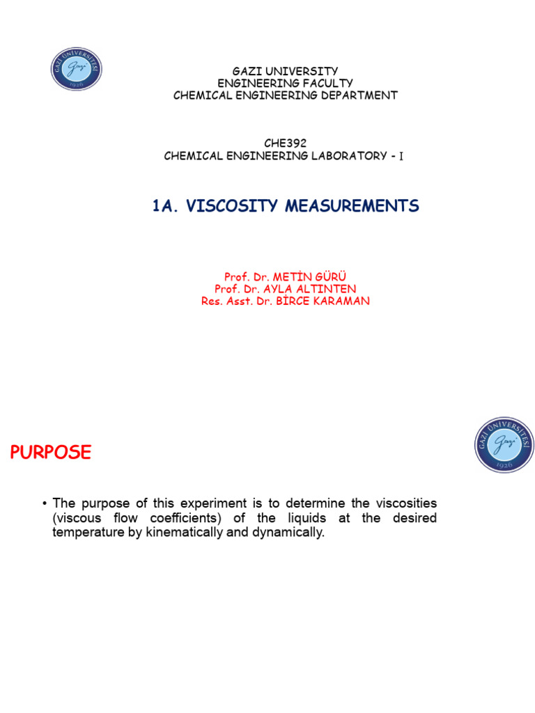 Viscosity Measurement Methods in Chemistry | PDF | Viscosity | Liquids