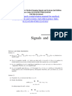 Solution Manual For Medical Imaging Signals and Systems 2Nd Edition Prince Links 0132145189 9780132145183 Full Chapter PDF