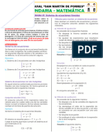 Eda 07 - Ficha 1 Sistema de Ecuaciones Lineales