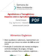 Daniel ARAUJO Impactos Agrotóxicos e Transgênicos