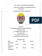 Avance I - Universidades Privadas de Tegucigalpa - I PAC 2024 (Corregido)