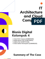 IT Architecture and Cloud Computing