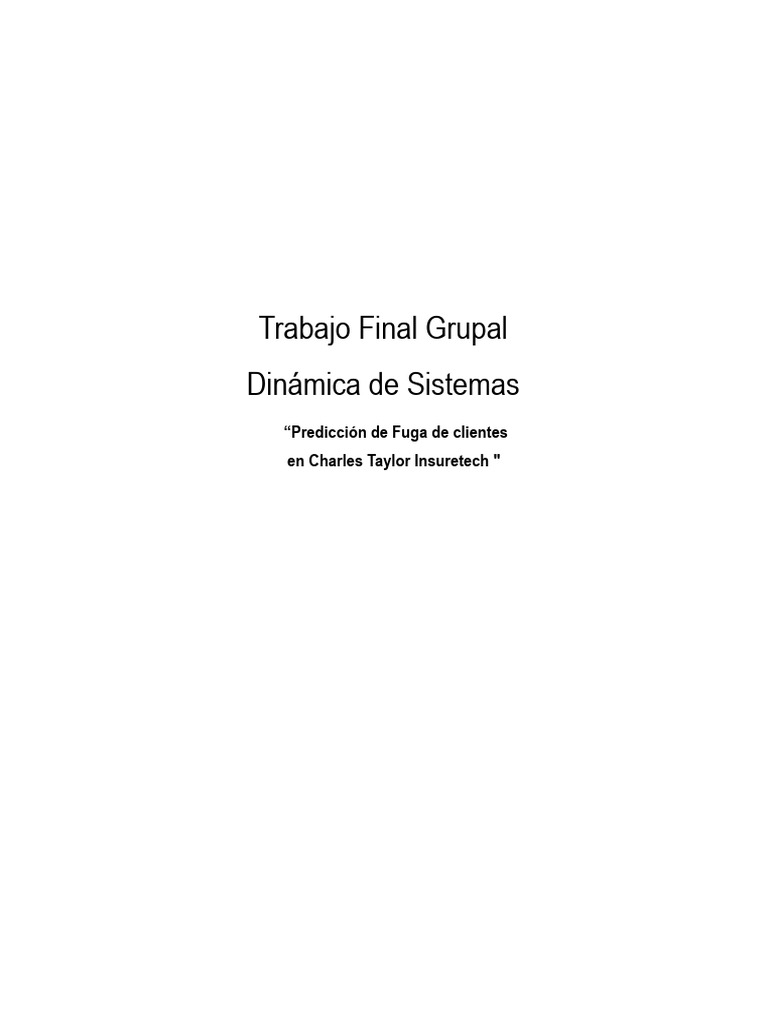 TP Final | PDF | Aprendizaje automático