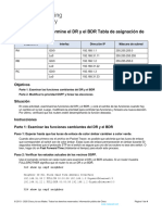Packet Tracer - Determine El DR y El BDR Tabla de Asignación de Direcciones